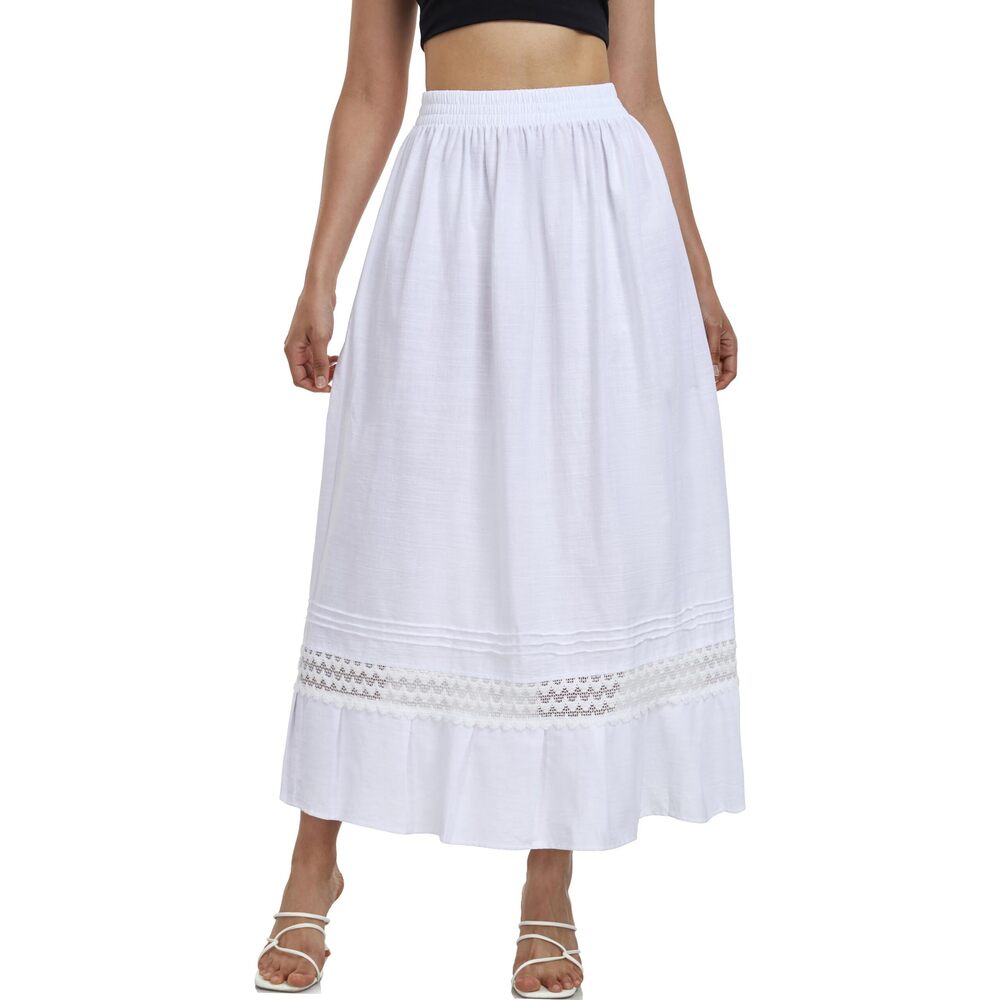 2105 Mexican Skirt Fiesta Theme Party Skirt Maxi Lace Traditional Dannce